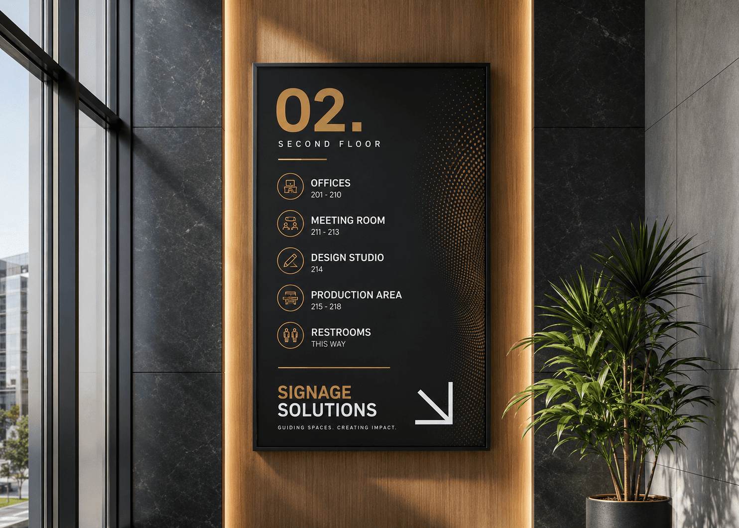 Office and interior signage Dubai